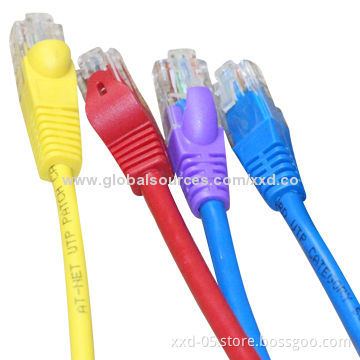 24AWG Copper Conductor UTP Cat5e Patch Cords with RJ45 Plug LSZH Jacket